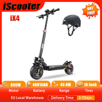 iScooter iX4 Electric Scooter 800W Motor 48V 15AH 40-45km Range 45km/H Speed Dual Disc Brake foldable Off-Road eScooter With App