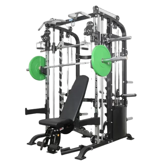 2022 new multi-functional comprehensive trainer squat rack smith fitness equipment