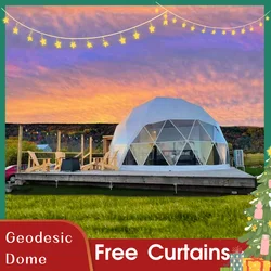 【Envío Global gratuito】 Tienda de campaña con cúpula geodésica, tienda esférica para hoteles, resort, cúpula Glamping de lujo al aire libre, tienda de cielo estrellado transparente