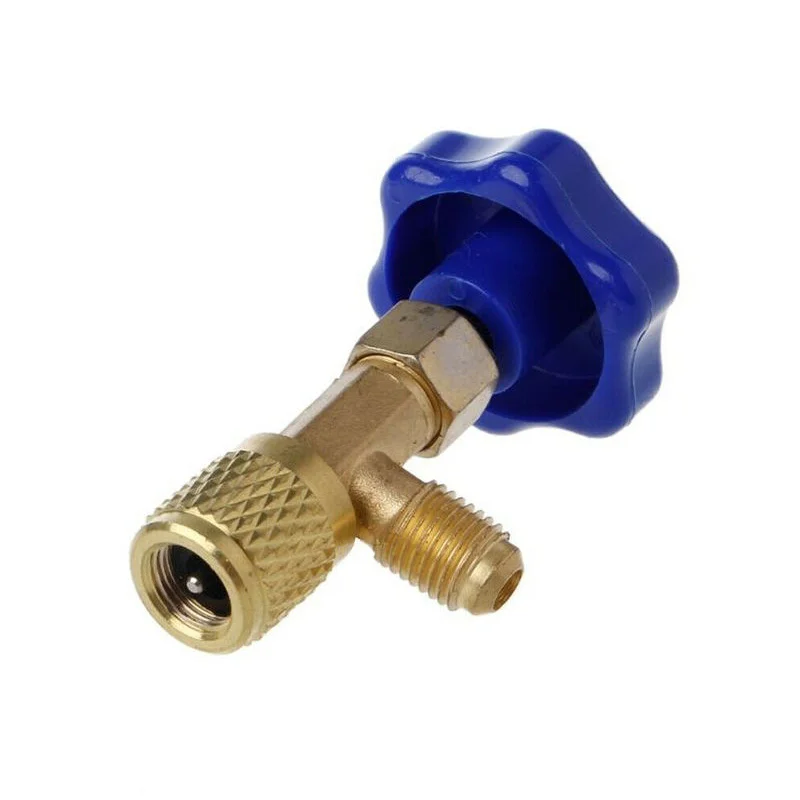 Low Pressure Dispensing Valve Bottle Opener 1/4 SAE Connector Mayitr Refrigerant Bottle Can Tap for R22 R134a R410A Gas