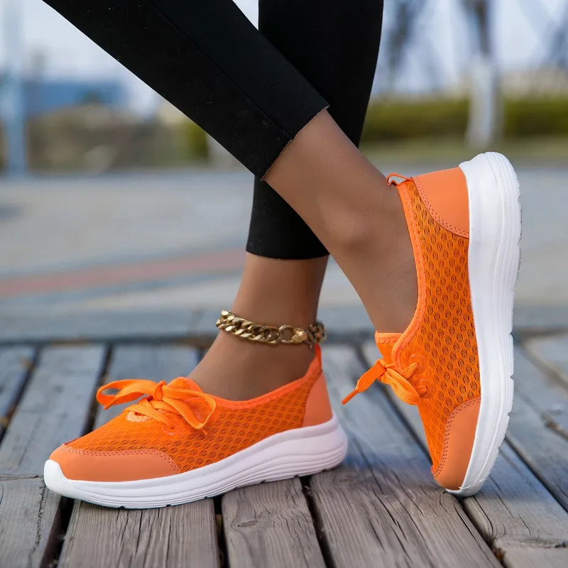 Women's Breathable Mesh Sneakers Shoes Women's Lightweight Casual Walking Shoes Women's Non Slip Outdoor Comfort Shoes