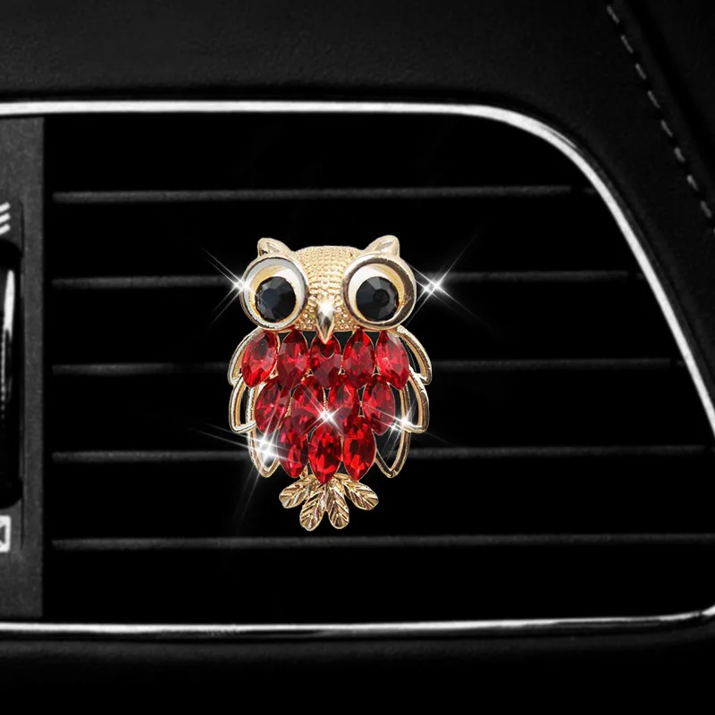 Owl Style car air freshener perfume bottle diffuser in the car auto Air conditioner outlet vent air Perfume clip