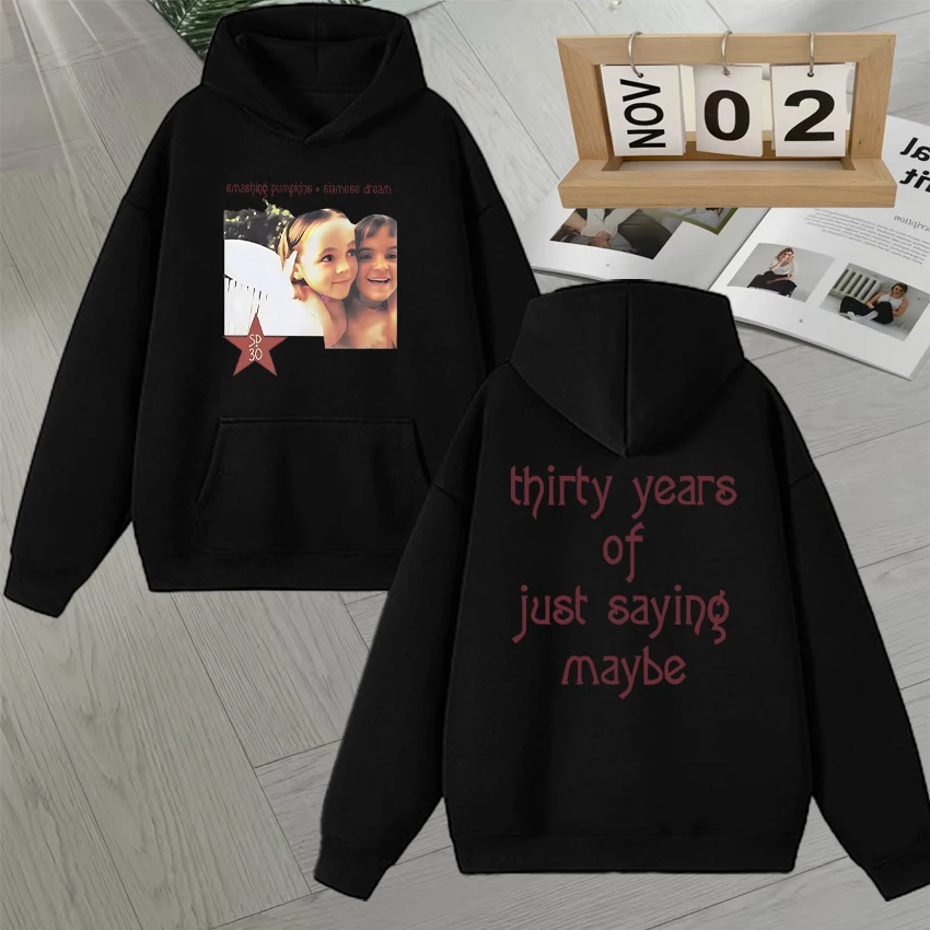 

Siamese Dream 30th Anniversary Graphic The Smashing Pumpkins Rock Band Streetwear Sweatshirts Autumn Winter Men Women Pullovers