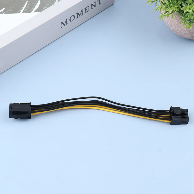 1Pcs 6 Pin To 8 Pin Power Adapter Cable 6 Pin To 8 Pin PCIe Power Cord For PCI-e Video Cards Power Extension Cable Adapter