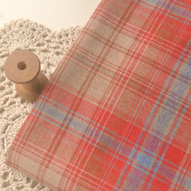 

Полосатые клетчатые сумки ручной работы из хлопка и льна с принтом, платья, ленты для волос, скатерти, ткани для детской одежды