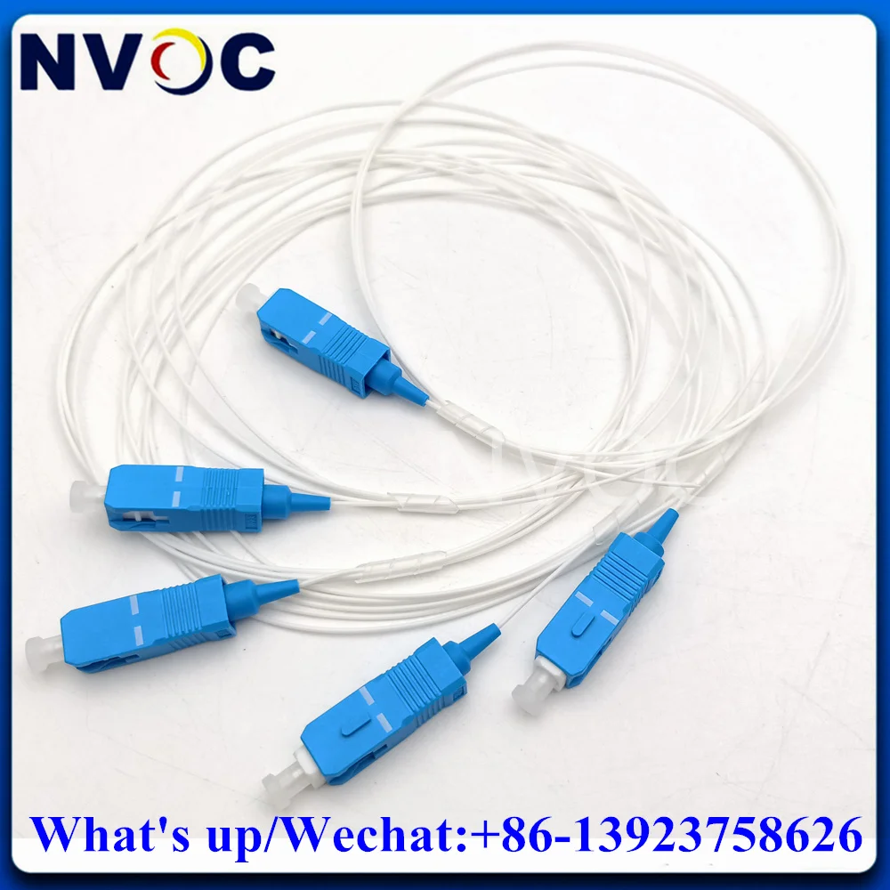 

Free Shipping 100pcs SC/UPC SM SX 1M 0.9mm PVC Fiber Optic Pigtail,FC LC ST Single Mode Simplex 1Meter Optical Jumper Connector