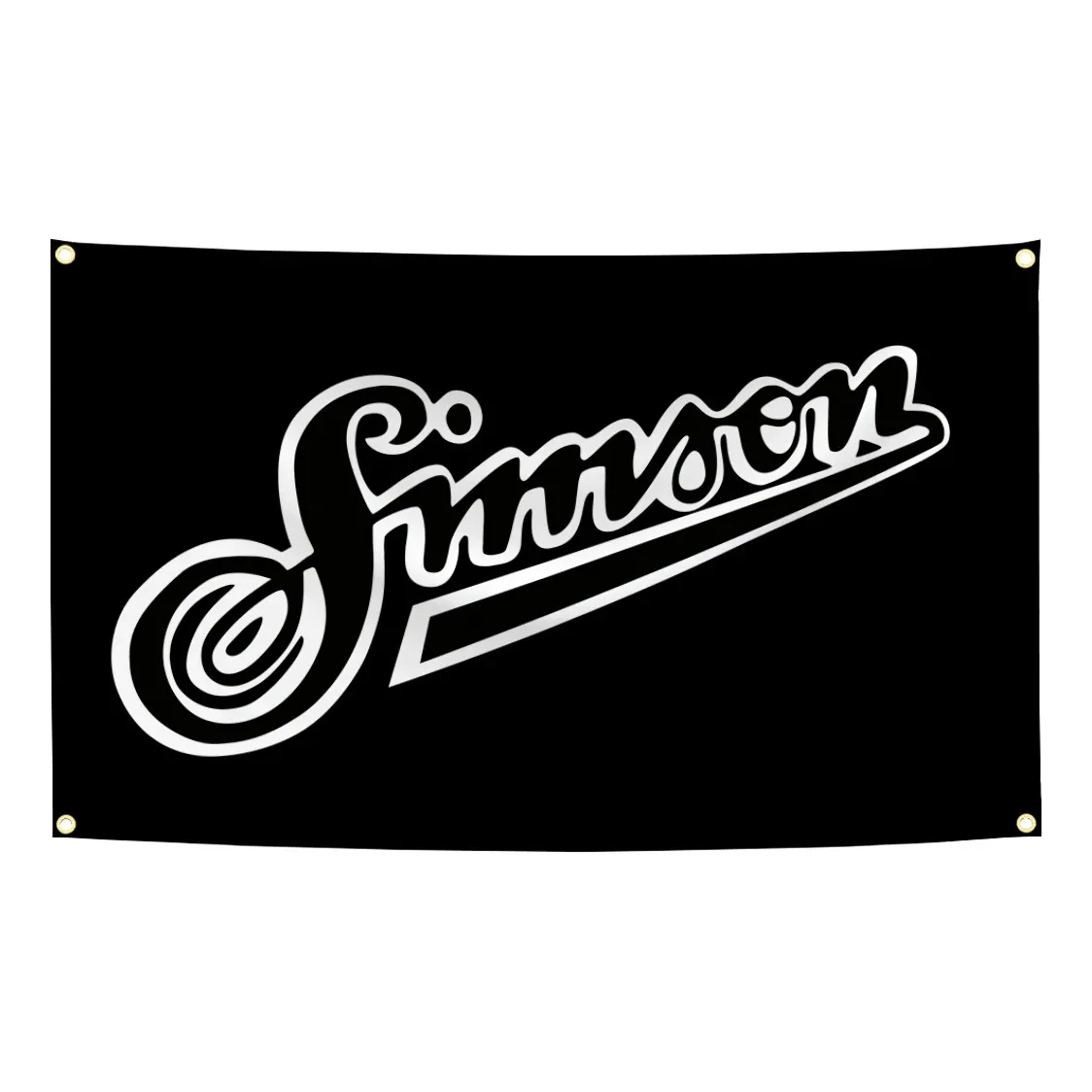Classic Motorcycle Simsons Flag Tapestry Polyester Digital Printing Banner for Garage Wall Art Out Door Decoration