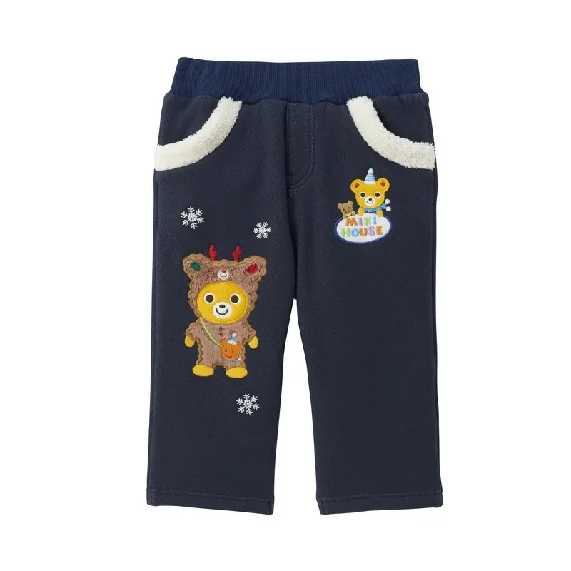 Winter Kids Pants Cute Little Bear Rabbit  Casual  Velvet  Pant  Baby Cotton Trousers  Boys Clothes  Girls Trouser Pantalones