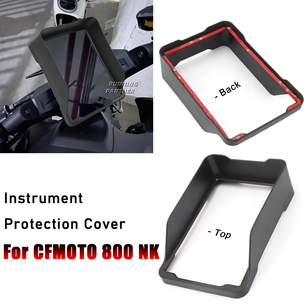 

Motorcycle Accessories Instrument Sunproof Protector Cover Visor Guard Black For CFMOTO 800NK 800nk 800 NK