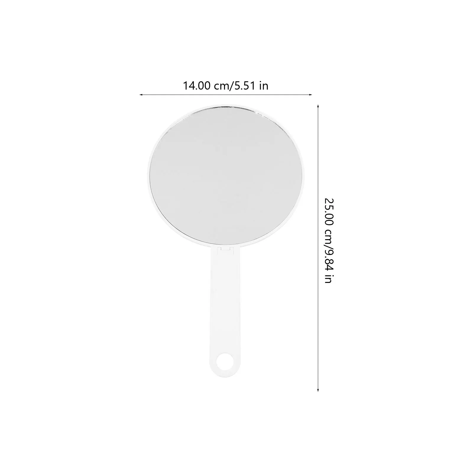 กระจกตั้งโต๊ะพร้อมขาตั้ง กระจกแต่งหน้าแบบมีด้ามจับ กระจกพกพาขนาดเล็กแบบพับได้