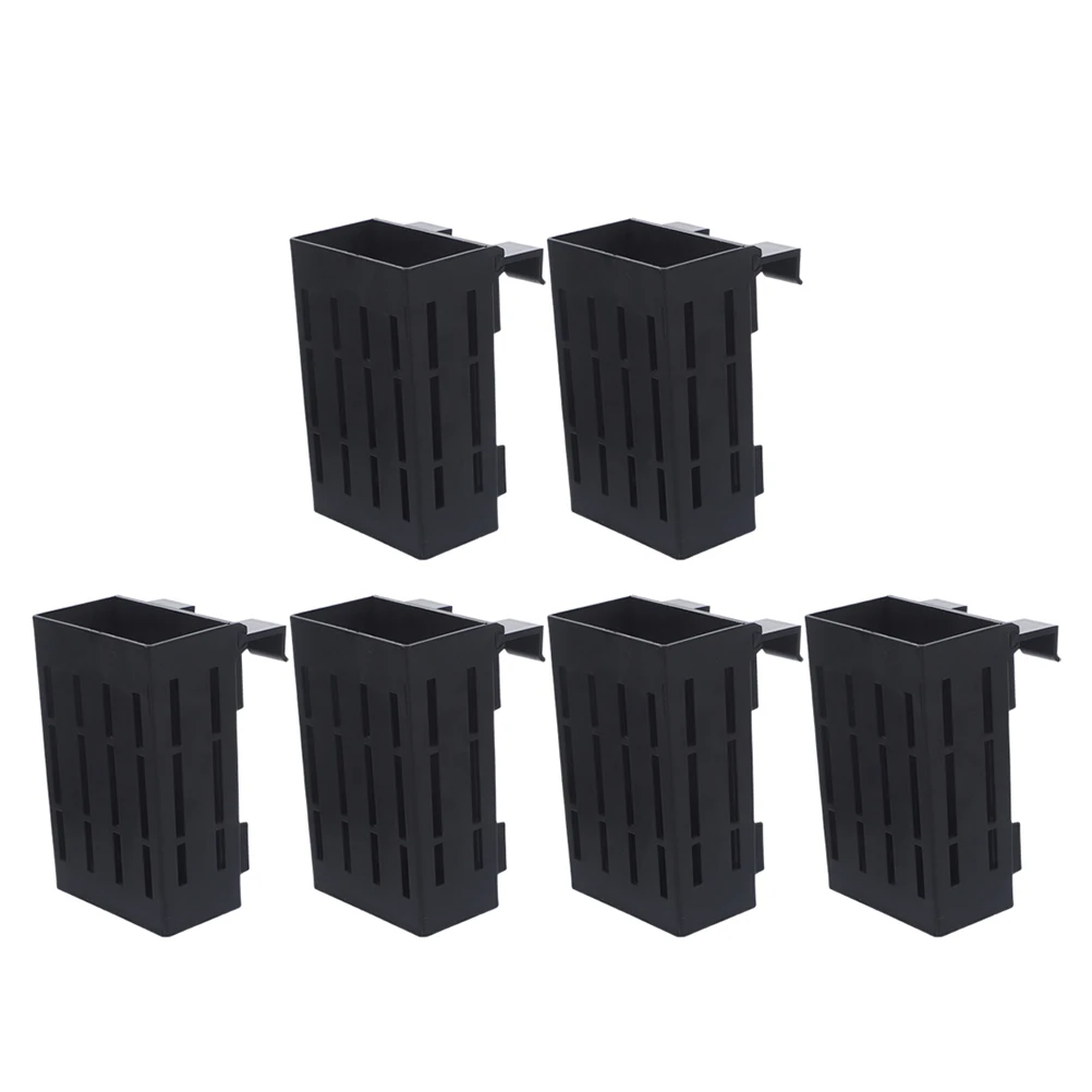 

6 Pcs Water Plant Stand Aquarium Planter Holder with Hole Accessory Fish Tank Small