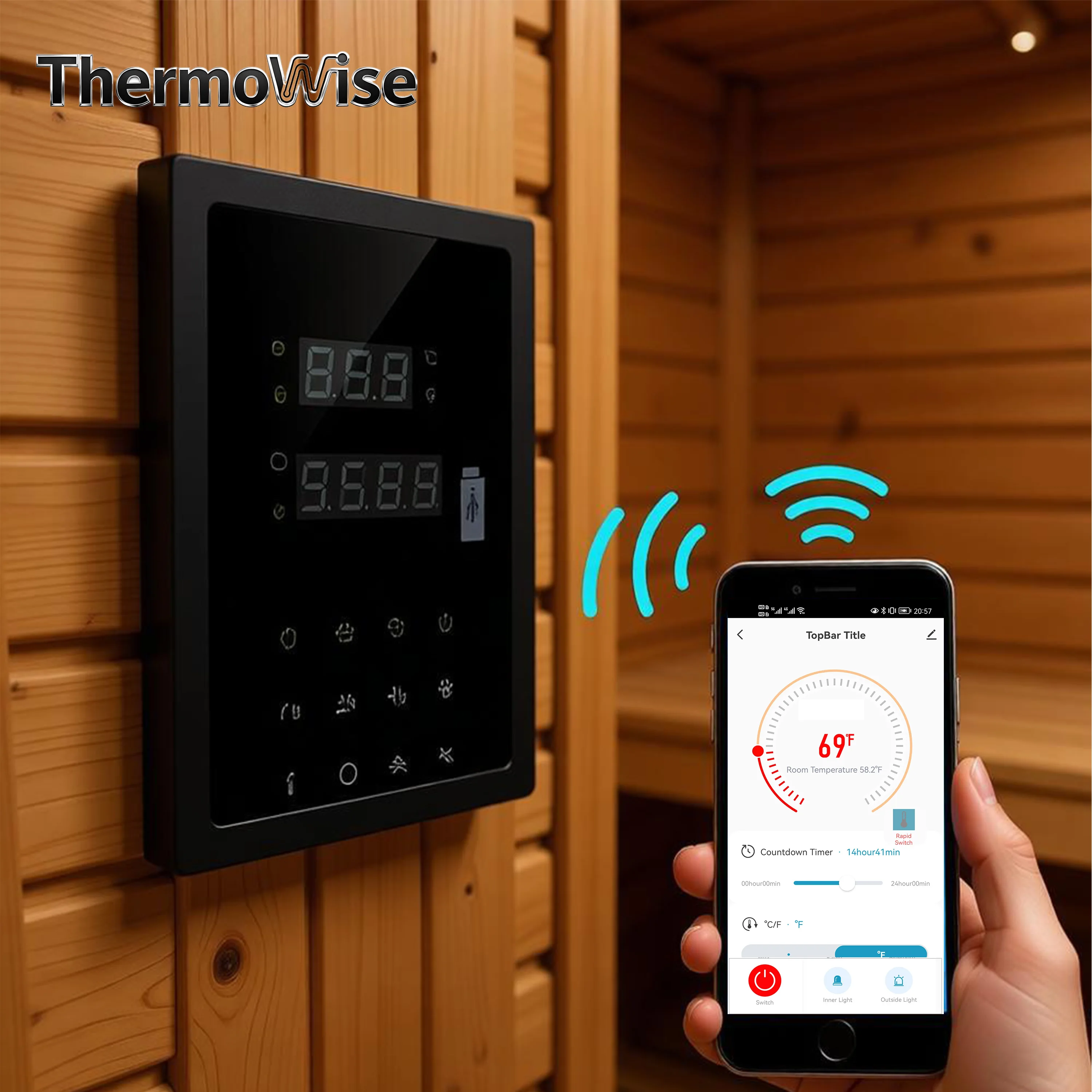 WLAN-Musik-Bluetooth-Saunaheiz – Home Bathroom Sauna Bewertung und Preis