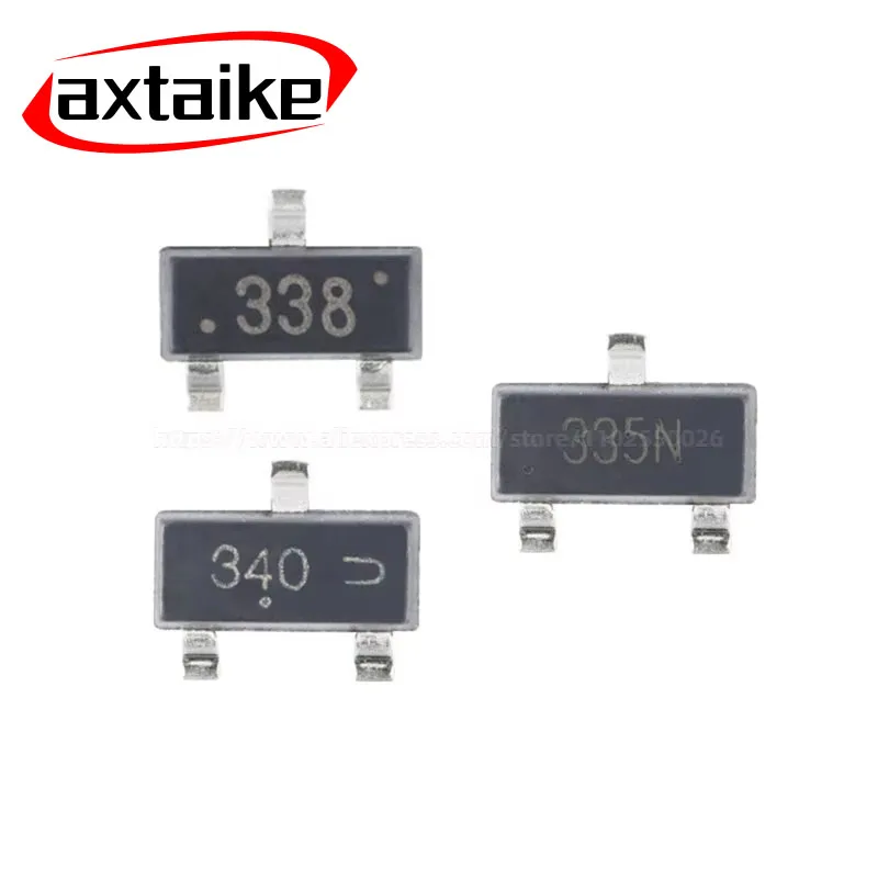 

50PCS FDN340 FDN340P 340 FDN335 FDN335N 335N FDN338 FDN338P 338 SOT-23 MOS Field Effect Transistor Chip SMD
