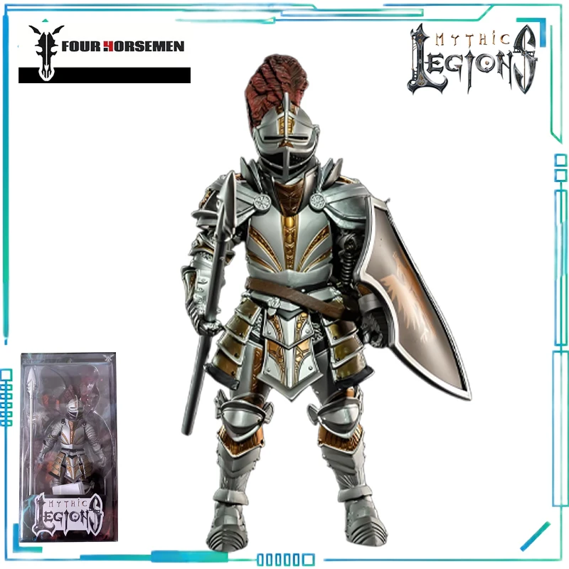 Vier Ruiters Studio's Echte Mythic Legions Serie Zhazhar, Blood Knight, Vitus, Skeleton, Sir Henry Irving Beweegbaar Model Cadeau