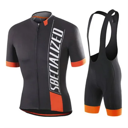 Imagen 2 del producto Nuevo conjunto de Jersey de ciclismo clásico MTB, pantalones cortos con pechera, Kit reflectante personalizado, ropa para bicicleta, Maillot Ciclis