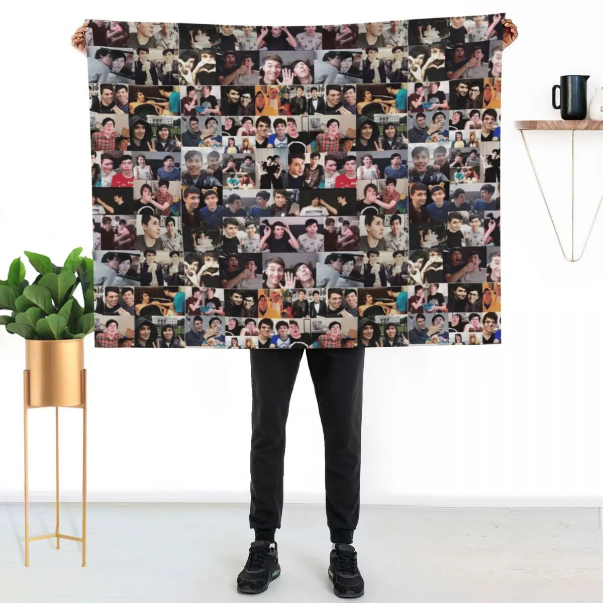 

Dan and Phil! Throw Blanket Reusable Durable Soft Blanket for All Seasons
