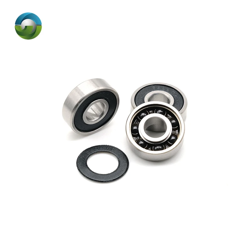 

608 2RS Hybrid Ceramic Bearing ABEC-9 8 PCS 8x22x7 mm Skateboard Spinner Ceramic Nitride Pro Series 608RS Si3N4 Ball Bearings