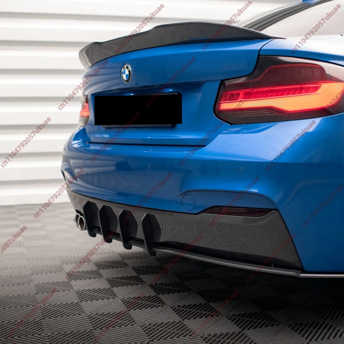 

Задний спойлер в стиле PSM для BMW 2 серии F22 2014-2022, глянцевый черный ABS, накладка на крышку багажника, тюнинг-комплект для кузова