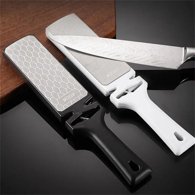 400/1000# Diamond Stone Whetstone Bar Knife Sharpener Scissors Razor Polished Kitchen Knife Sharpening System Tools Household