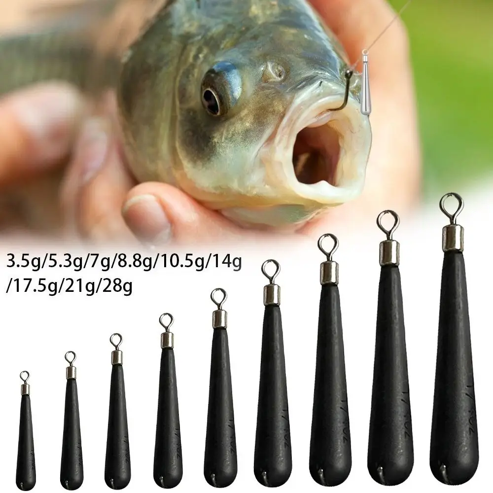 1pcs 3.5g-20g Fishing Tungsten fall New Tear Drop Shot Weights Line Sinkers Bullet Quick Release Casting Sinker fishing