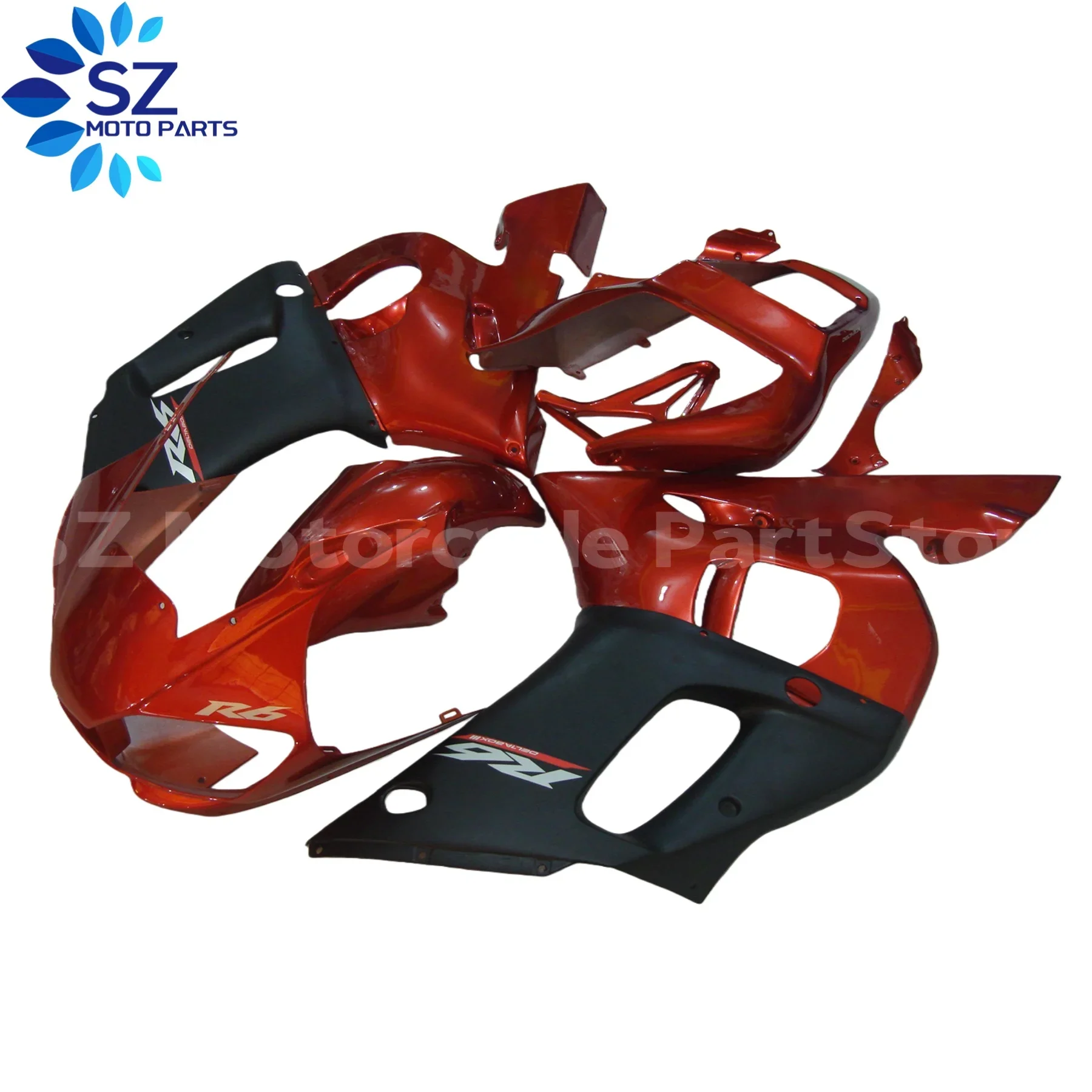 جديد ABS Fairings Kit صالح لياماها YZF-R6 98 99 00 01 02 R6 1998 1999 2000 2001 2002 هيكل السيارة مجموعة #3