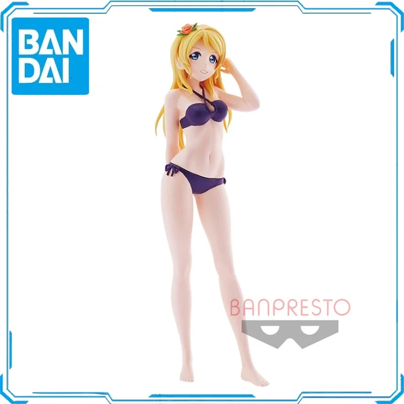 In Stock Original Bandai BANPRESTO EXQ Scenery Series Ellie SUMMER ver Action Figure AnimationToyGift Model Collector AnimeHobby