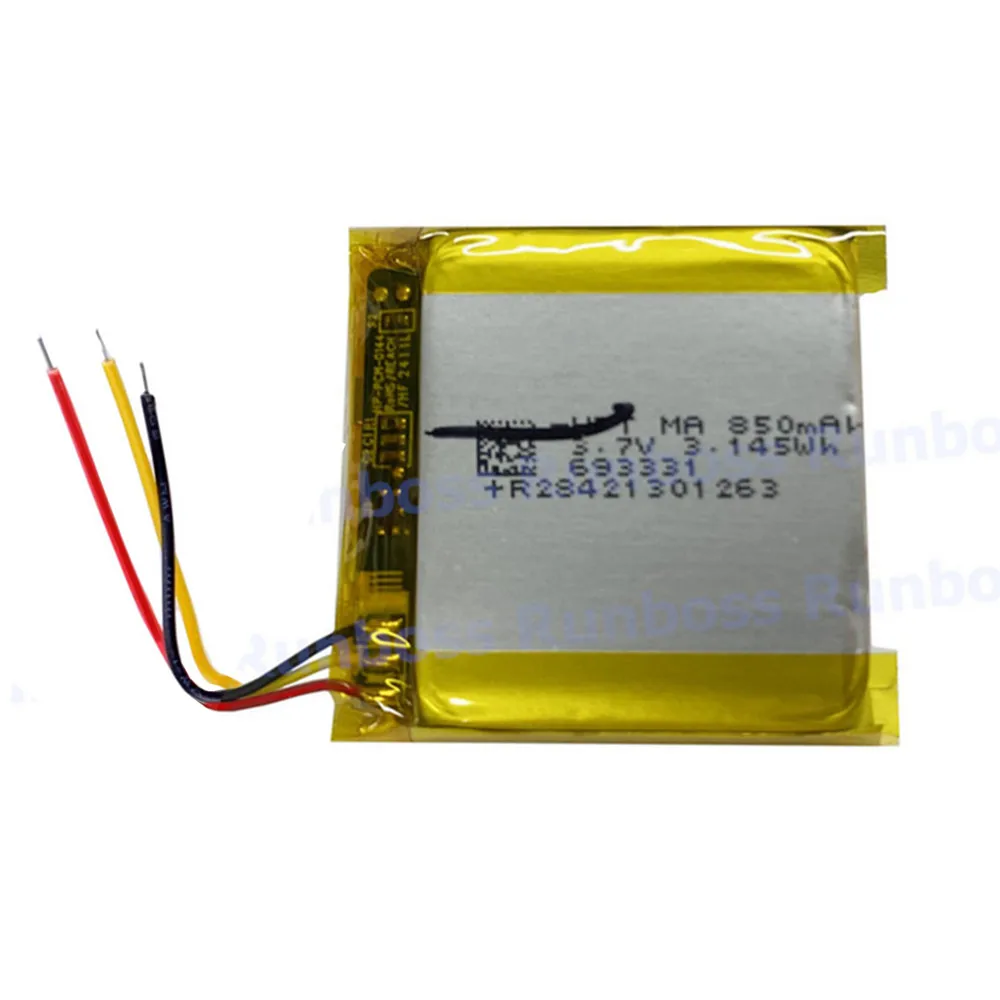 New 3.7V 850Mah Hea… - image