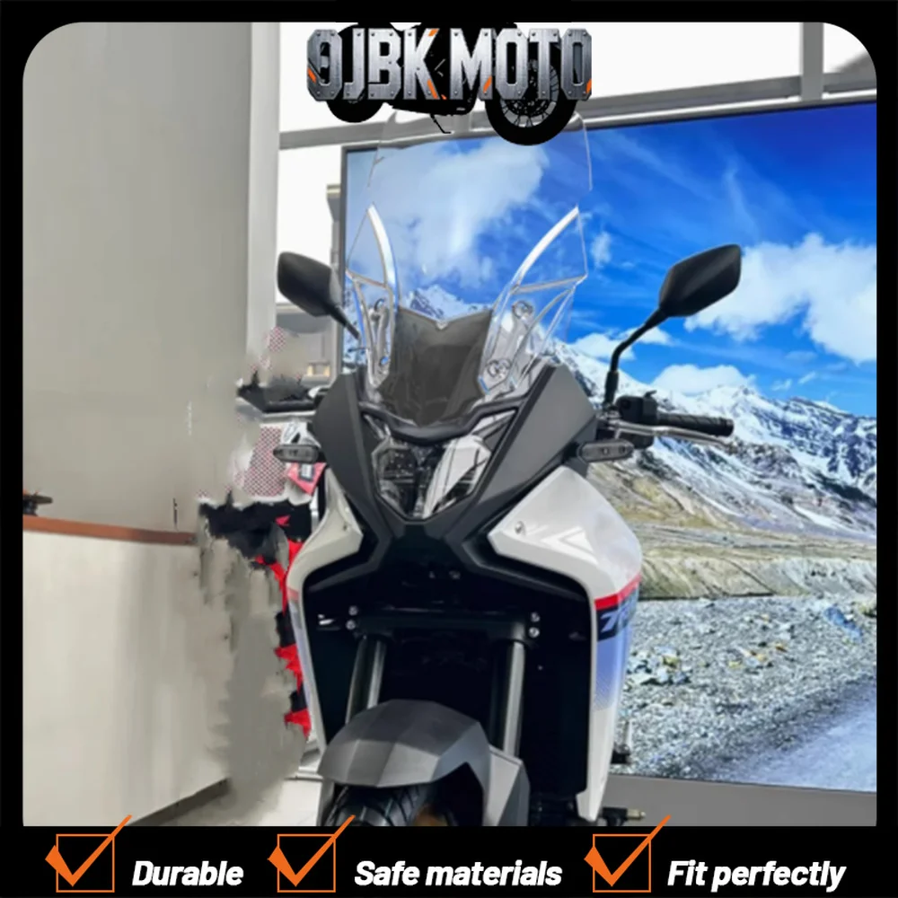 

For HONDA XL 750 Transalp Motorcycle Modified Front Windshield Deflector with Raised Thickened Windshield Increase Accessories