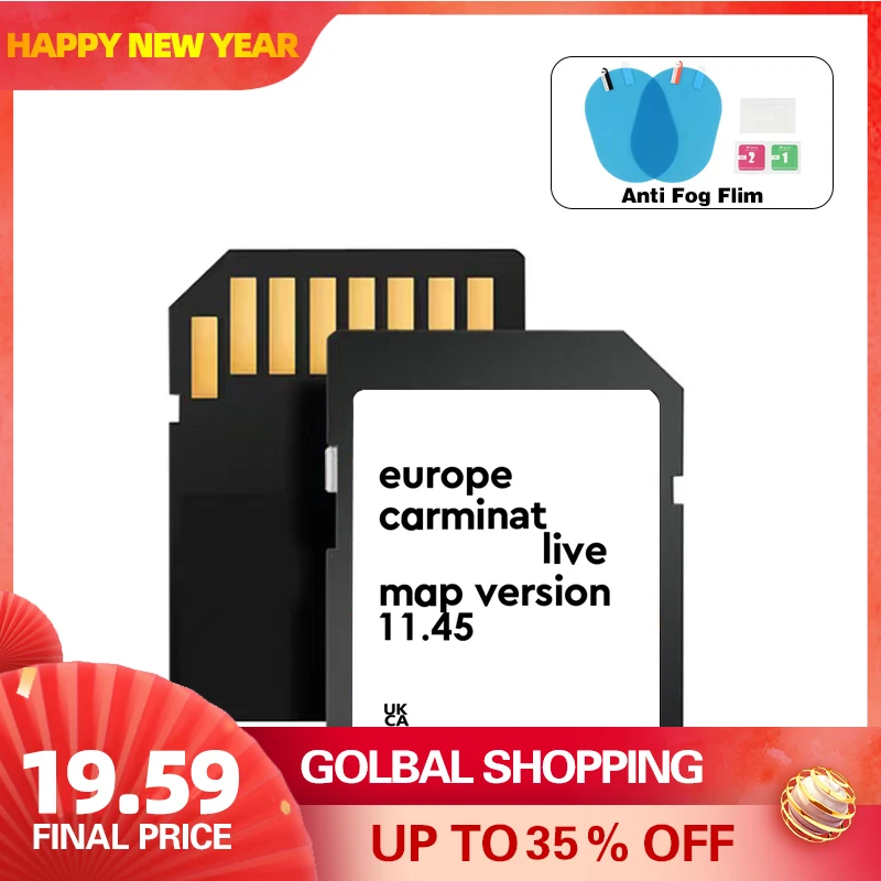 for Renault Megane Clio Laguna Car Navigation Carminal Live 11.45 Sat Nav Part 8201756572 SD Card Update Europe 2025 Maps 8GB