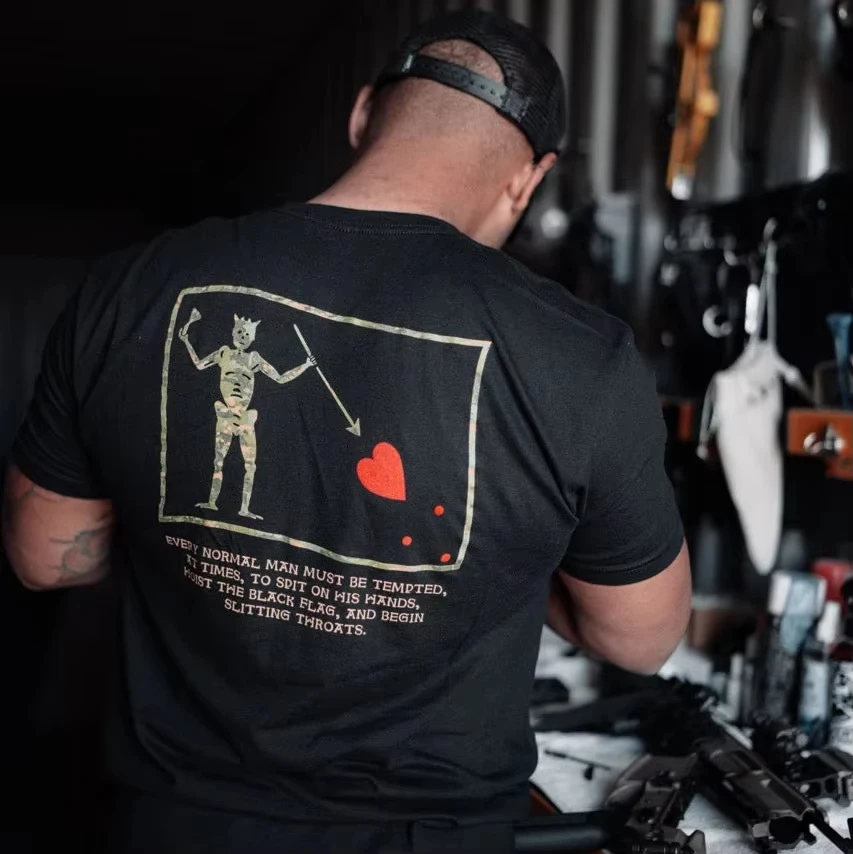 Hoist The Black Flag – Savage Tacticians Exhaust Ventilation for Cooling Suitable for Exercise Wear