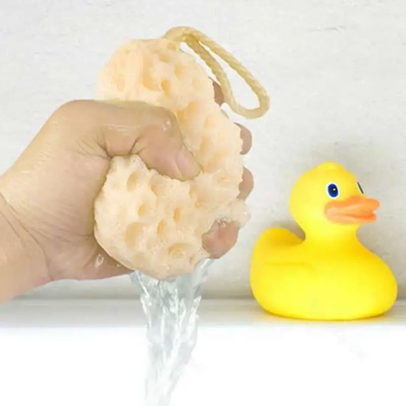 

Random Colors Soft Bath Ball Bath Scrubber Sponge Body Cleaning Scrub Moisturizing Face Mask for Kids Dropshipping