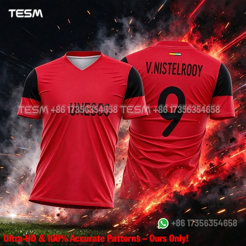 Camiseta de fútbol para hombres y mujeres, con diseño de aficionado, para usar en familia, camiseta de fútbol con estampado 3D, manga corta, para entrenamiento y partidos.