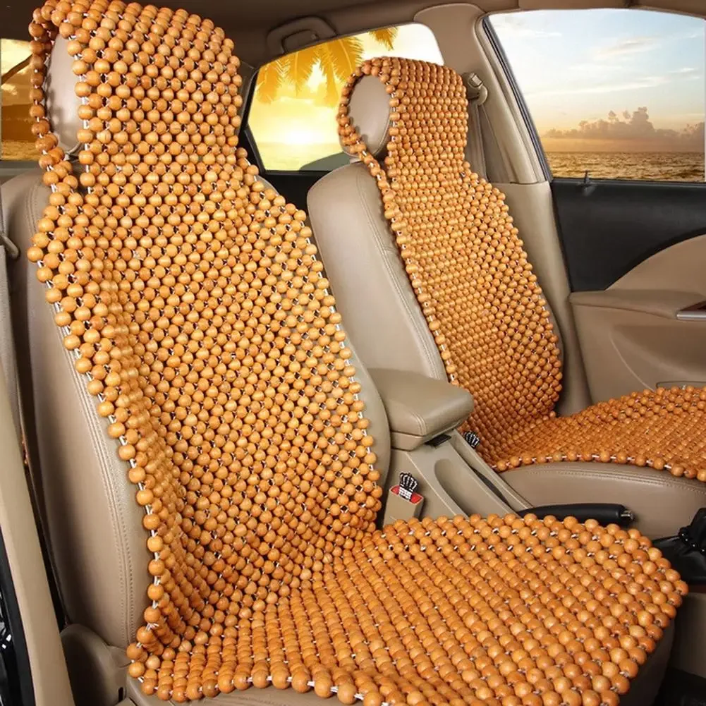 Universial Summer Cool Wooden Beads  Cover Massage Car  Cushion 45x130CM Cushion Chair Cover Car Auto Office