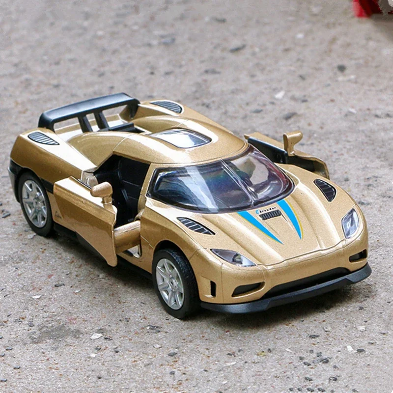 1:32 ccr Legierung Sportwagen Modell Druckguss Metall Spielzeug Supercar Modell hohe Simulation Sound und Licht Sammlung Kinder Geschenk