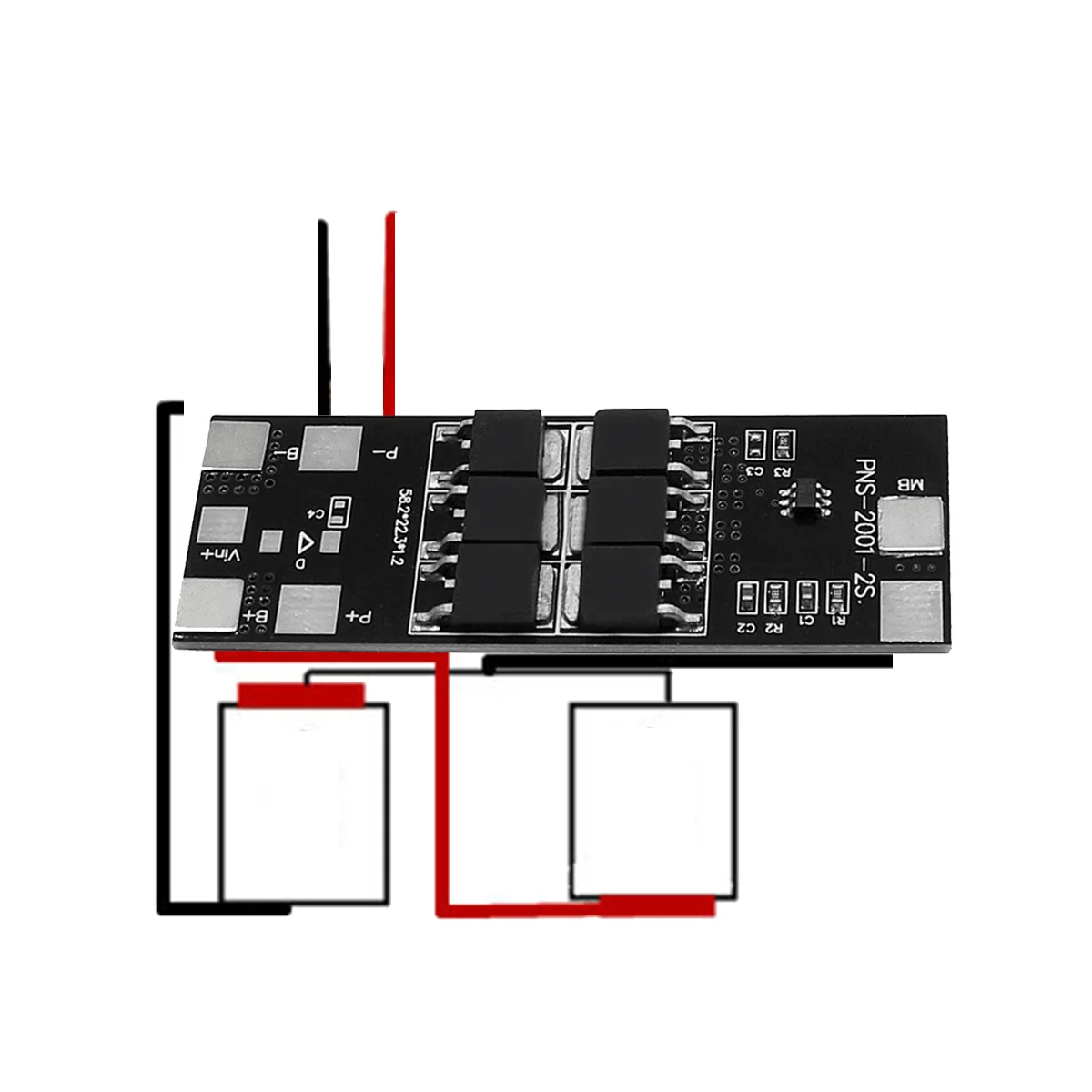 Solar Lâmpada Placa De Circuito, Corrente Contínua, Aspirador De Pó, Ferramentas Elétricas, Solar Rua Luz Proteção Board, 20A, 7.4V, 2S