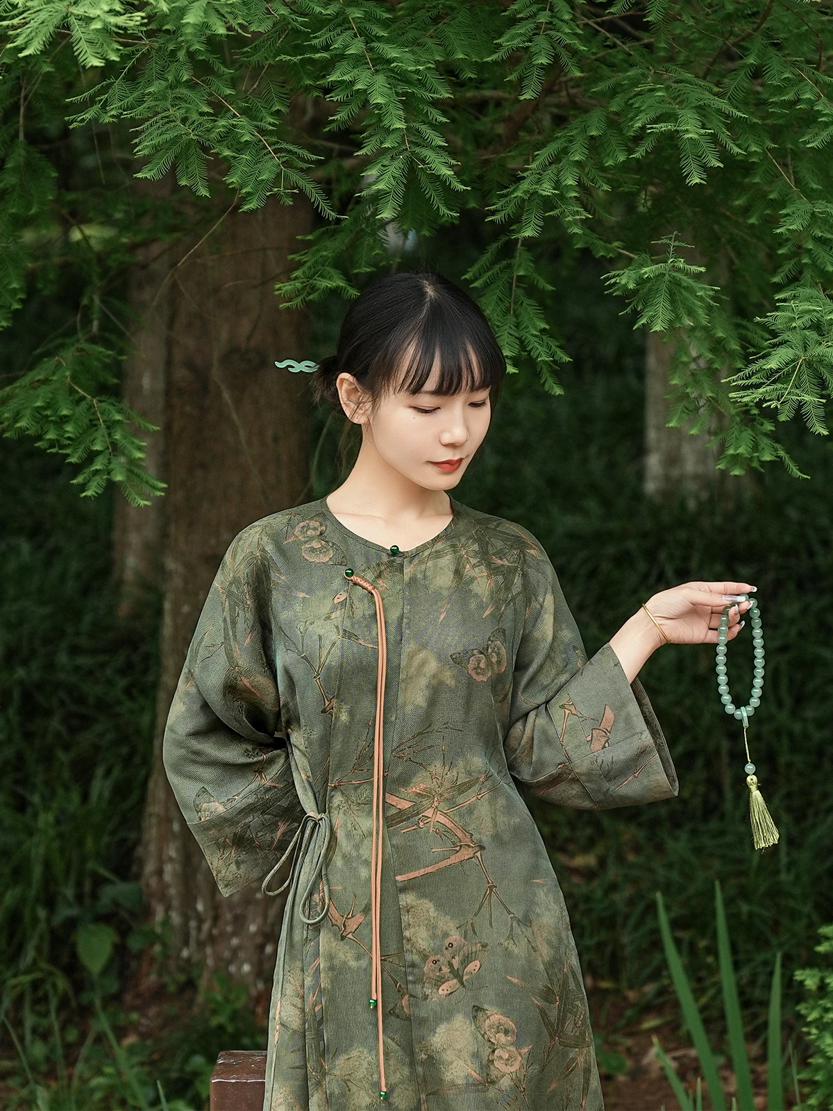 

Натуральный шелк Xiangyun из Гуандуна, ткань с четырьмя узорами, универсальный повседневный шелк