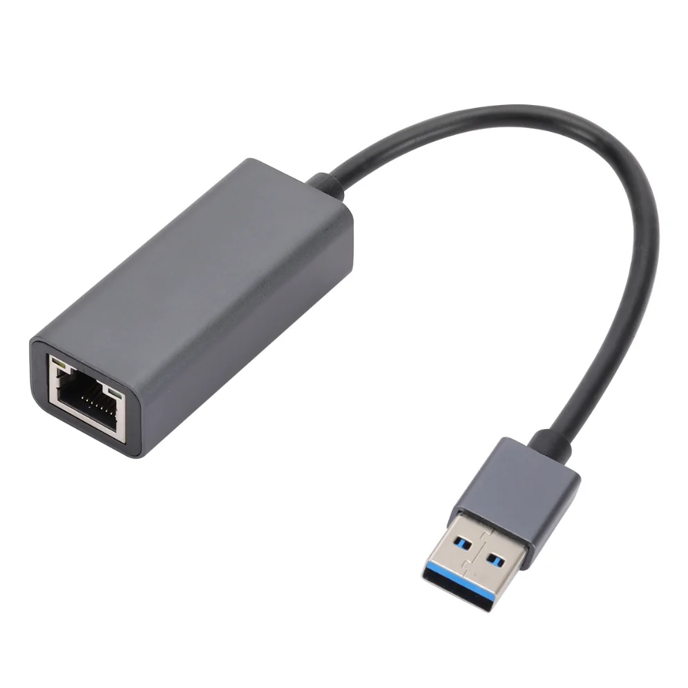 USBケーブル3.0ギガビットイーサネットアダプター,LAN 10/3.0/100 mbps USB 1000,ノートブックネットワーク用