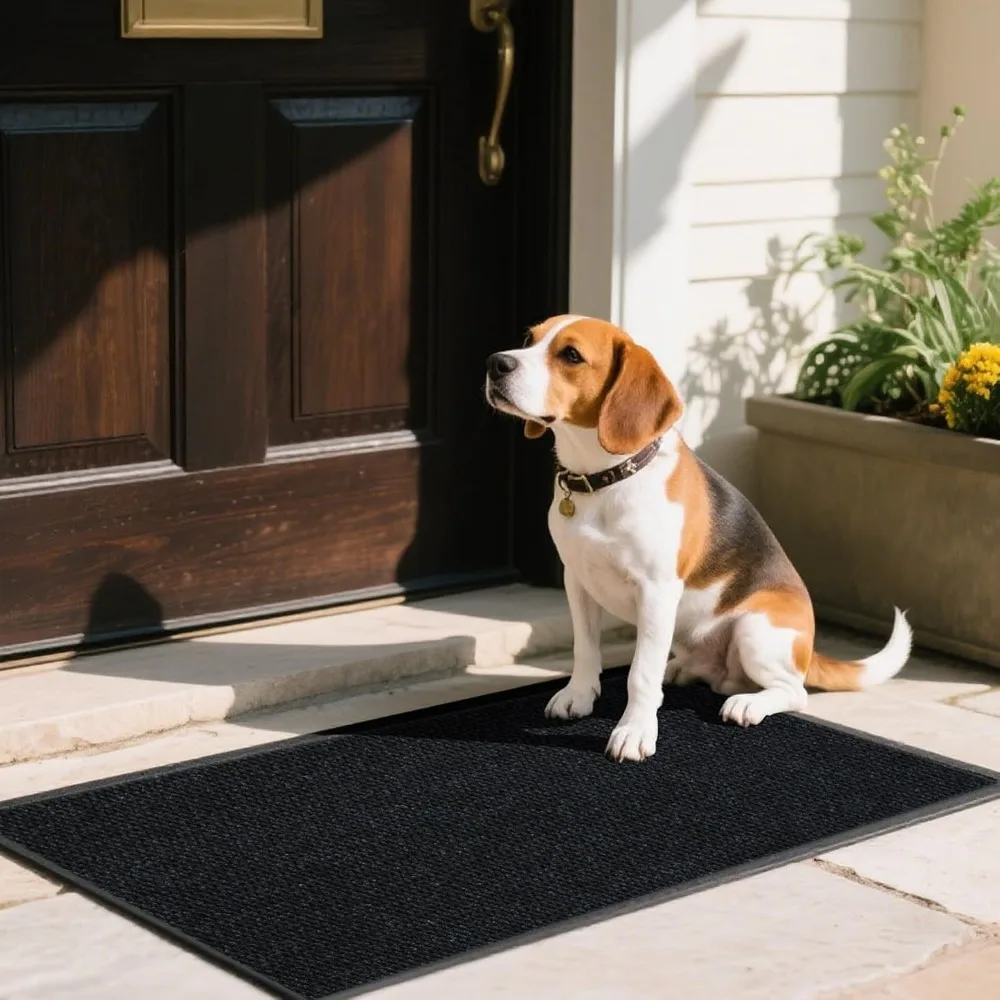 Customizable 3ft x 18ft Non-Slip Indoor Outdoor Entrance Mat, Commercial Grade Easy Clean Door Mat, Low-Profile for Enhanced Tra
