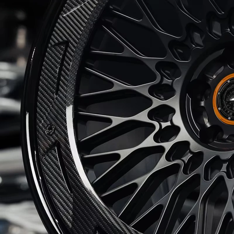 Zdjęcie 7: Kute felgi samochodowe ze stopu aluminium z włókna węglowego 5x114.3 5x120 5x130 18 19 20 22 24 26 cali do Mercedes Rolls Royce