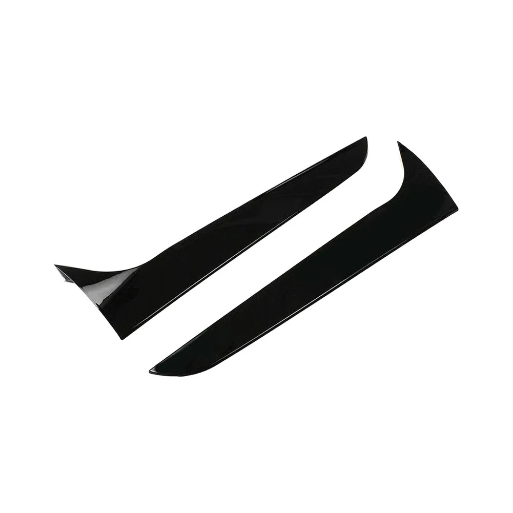 Gloss Black Trim Rear Spoiler Sleek Glossy Finish Sporty Modern Look Rear Window Side Spoiler Rear Spoiler Gloss Black