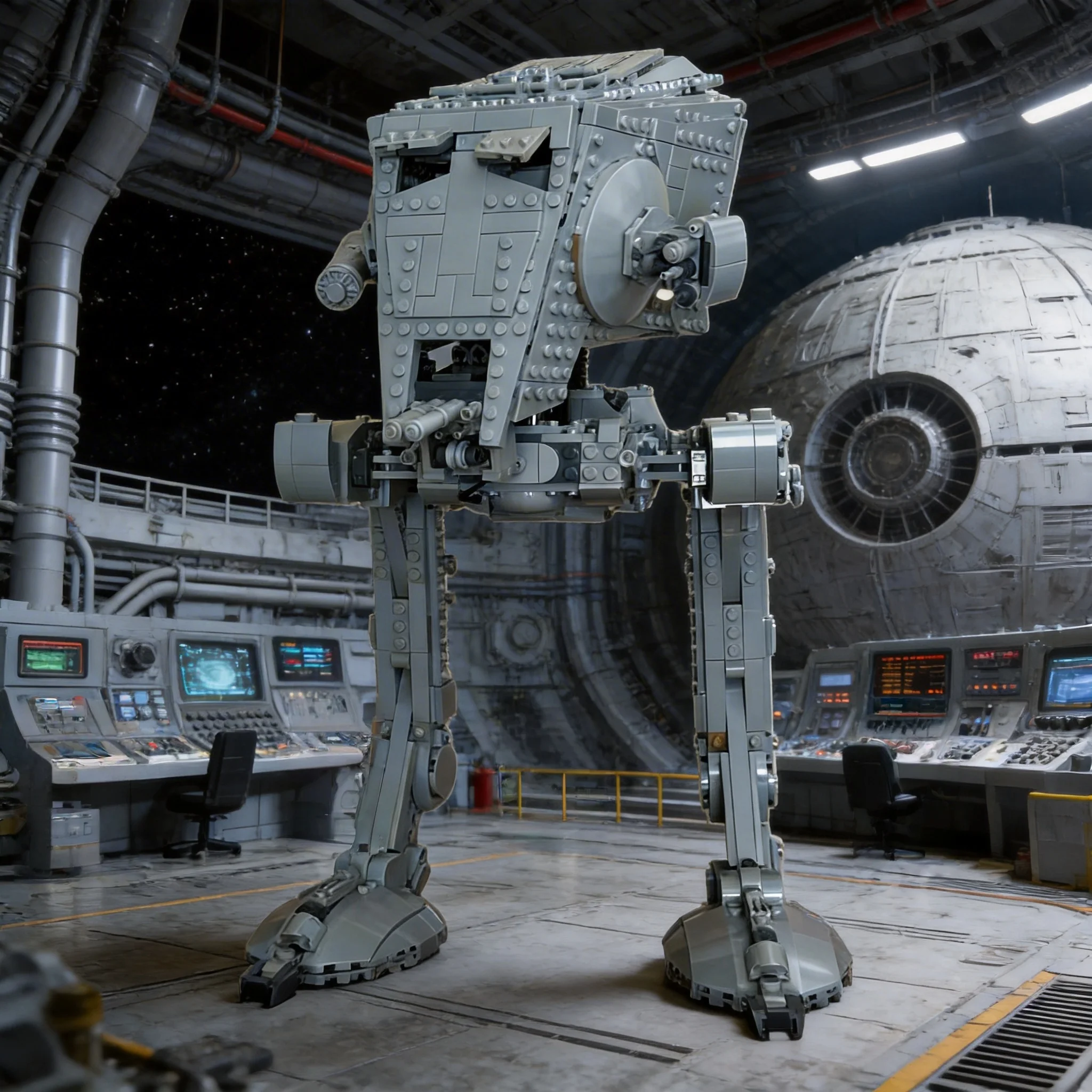

The new hot toy UCS transports Walker aircraft 75417 robot building block puzzle model in ST as a holiday gift