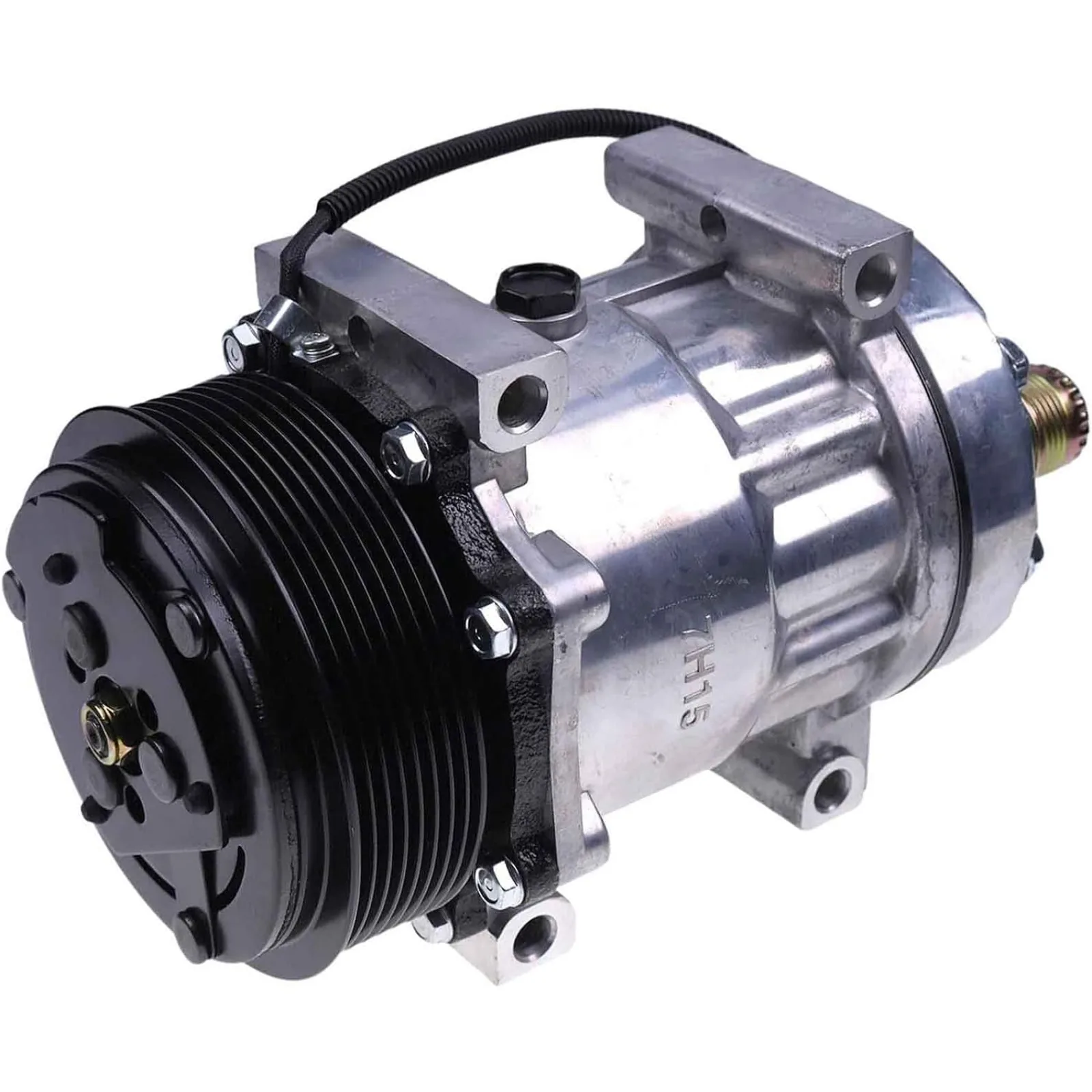 Компрессор кондиционера 24V SD7H15 8500795 для колесных погрузчиков Case 821F, 921G, 721D, для New Holland