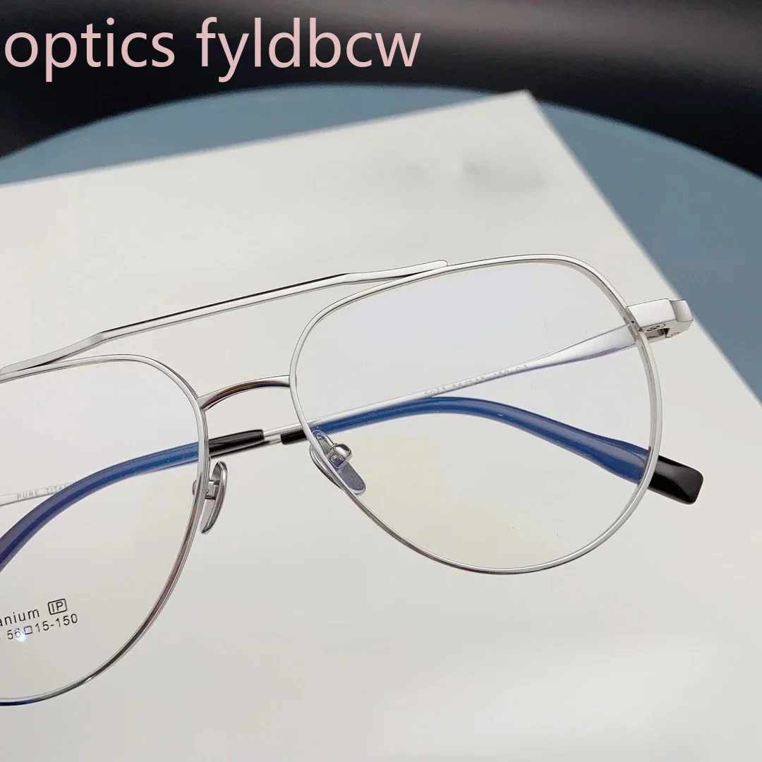 

56-15-150 Large Frame Glasses Frame Pure Titanium Glasses High Quality Custom Prescription Optical Glasses Men and Women Frame