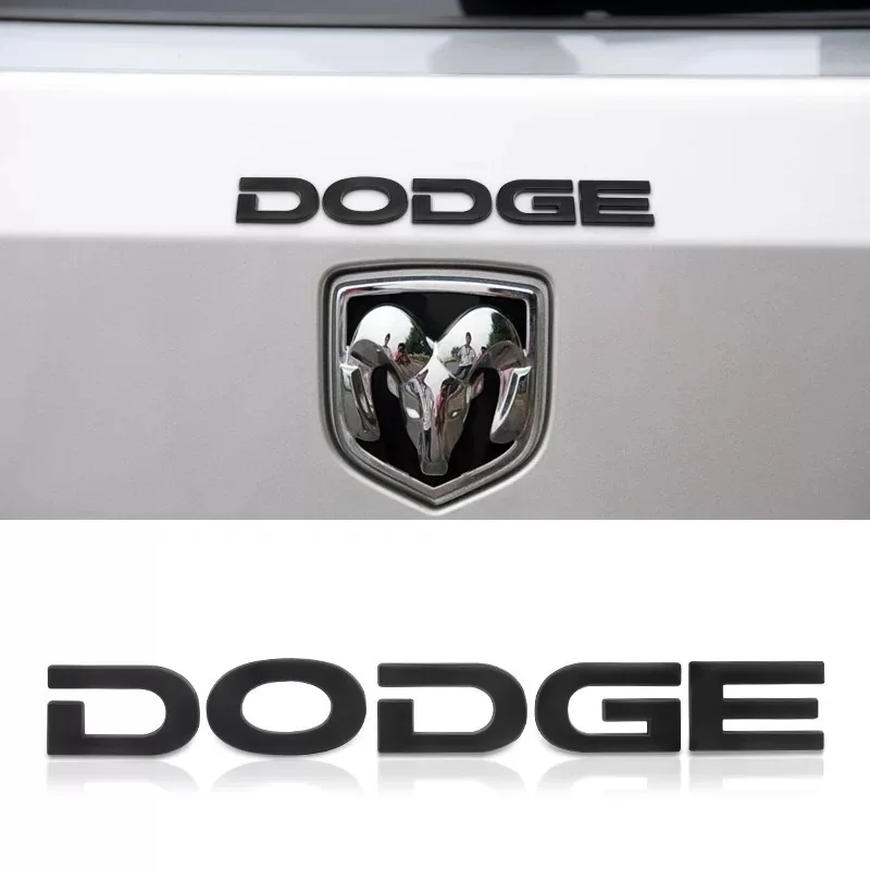 Emblema Metallico 3D per Bagagliaio Auto, Adesivo per Portellone Posteriore, Parafango, Porta per Dodge Journey Charger Ram 1500 Caliber
