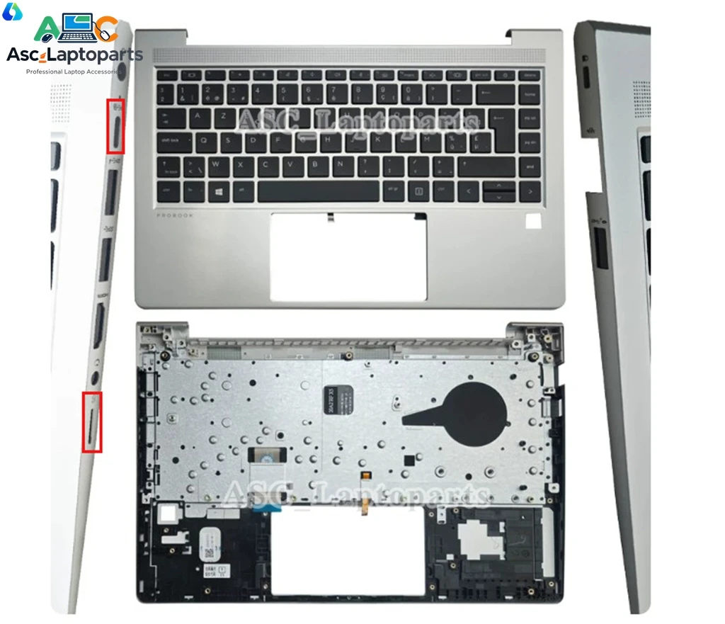 New for HP ProBook 440 G8 G9, 445 G8 G9 Belgian Brazil French Latin Spanish Russian UK US Keyboard & Palmrest BACKLIT , Touchpad