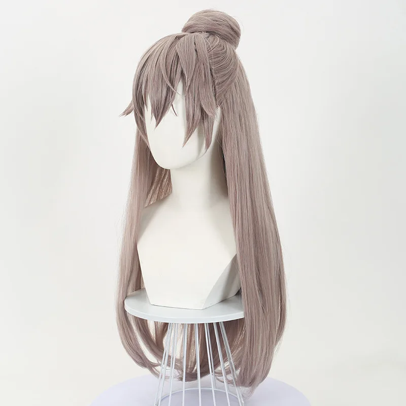 위안지 코스프레 가발 리얼리스틱 두피 탑 타이거 마우스 헤어 클립 코스프레 가발