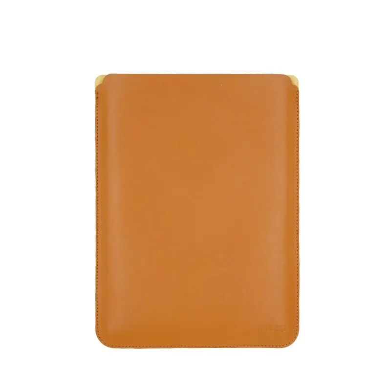 Easy Vertical Style 15.6 Inch Laptop Sleeve Case for MacBook Pro 15.4 16 Inch PU Leather Carry Sleeve For MateBook X360 15.6