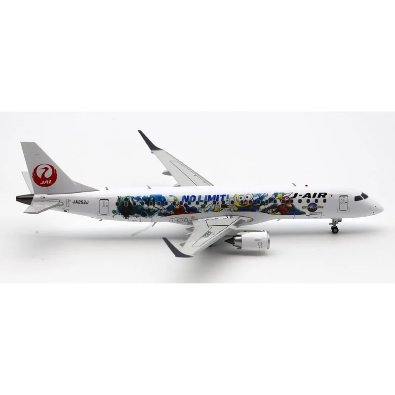 SA2007 Alloy Collectible Plane Gift JC Wings 1:200 J-Air Embraer 190-100STD Diecast Aircraft Jet Model JA252J With Stand