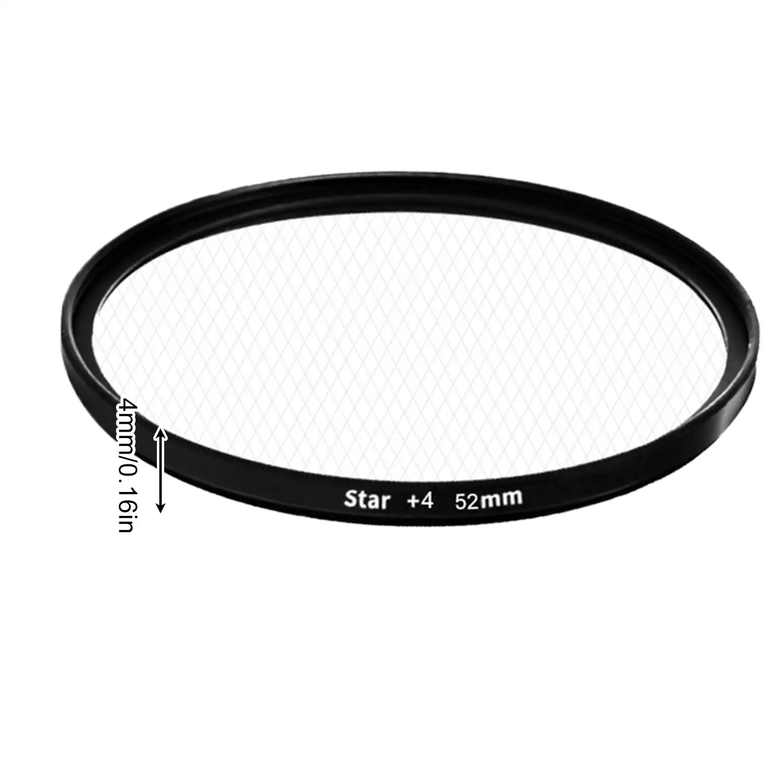 Star Filter 52mm Camera Lens Effect Filters Threaded Mount Portable Photo Accessories For Night Scenery Videographers Travel