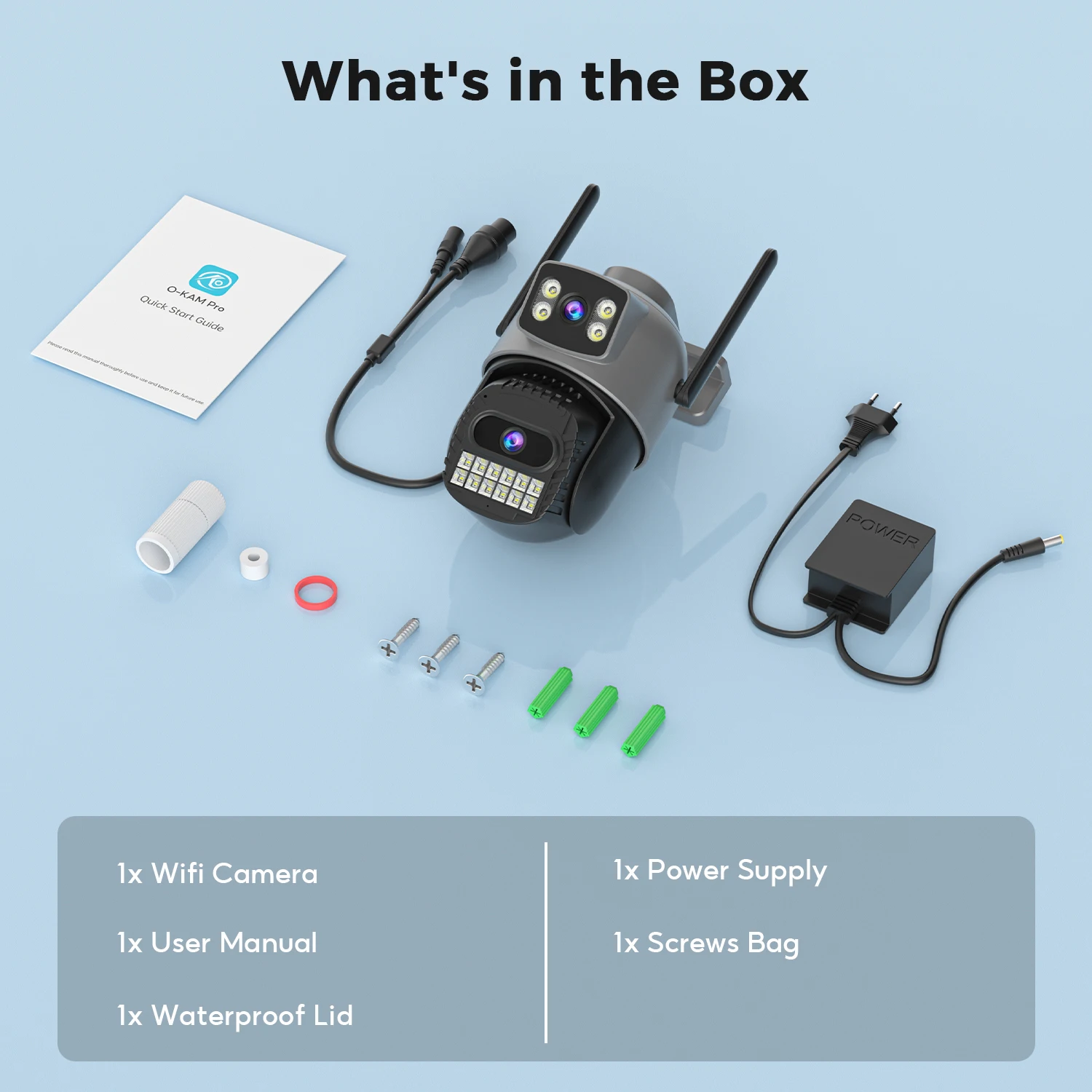 10MP 5K Wifi IP Kamera Outdoor 2,4 GHZ 5GHZ PTZ Überwachungskamera Dual Objektiv Dual Bildschirme E-Mail Alarm 4K Sicherheit Schutz – Detail 3